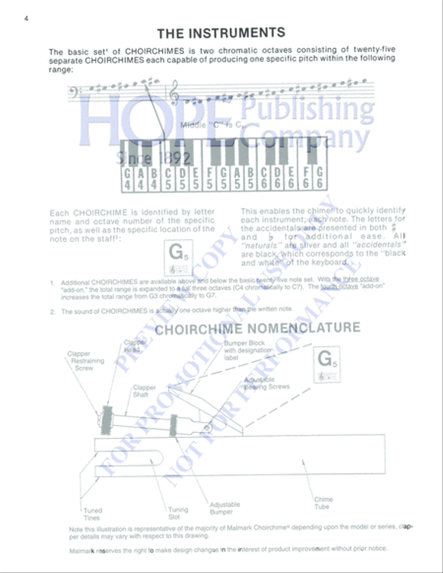 Making Music with Choirchime Instruments 3-Octaves scores gallery preview page 10
