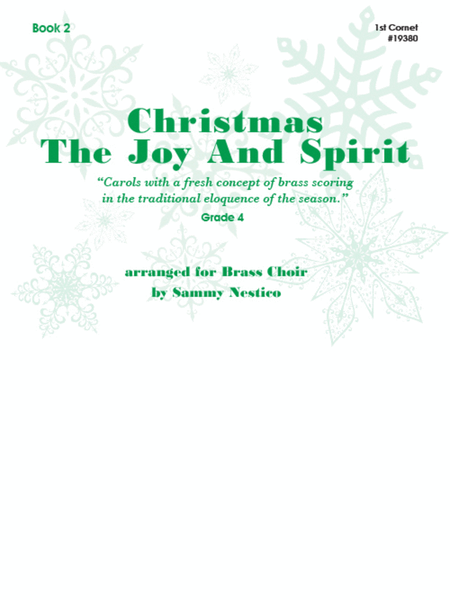 Christmas The Joy & Spirit - Book 2 - 1st Cornet