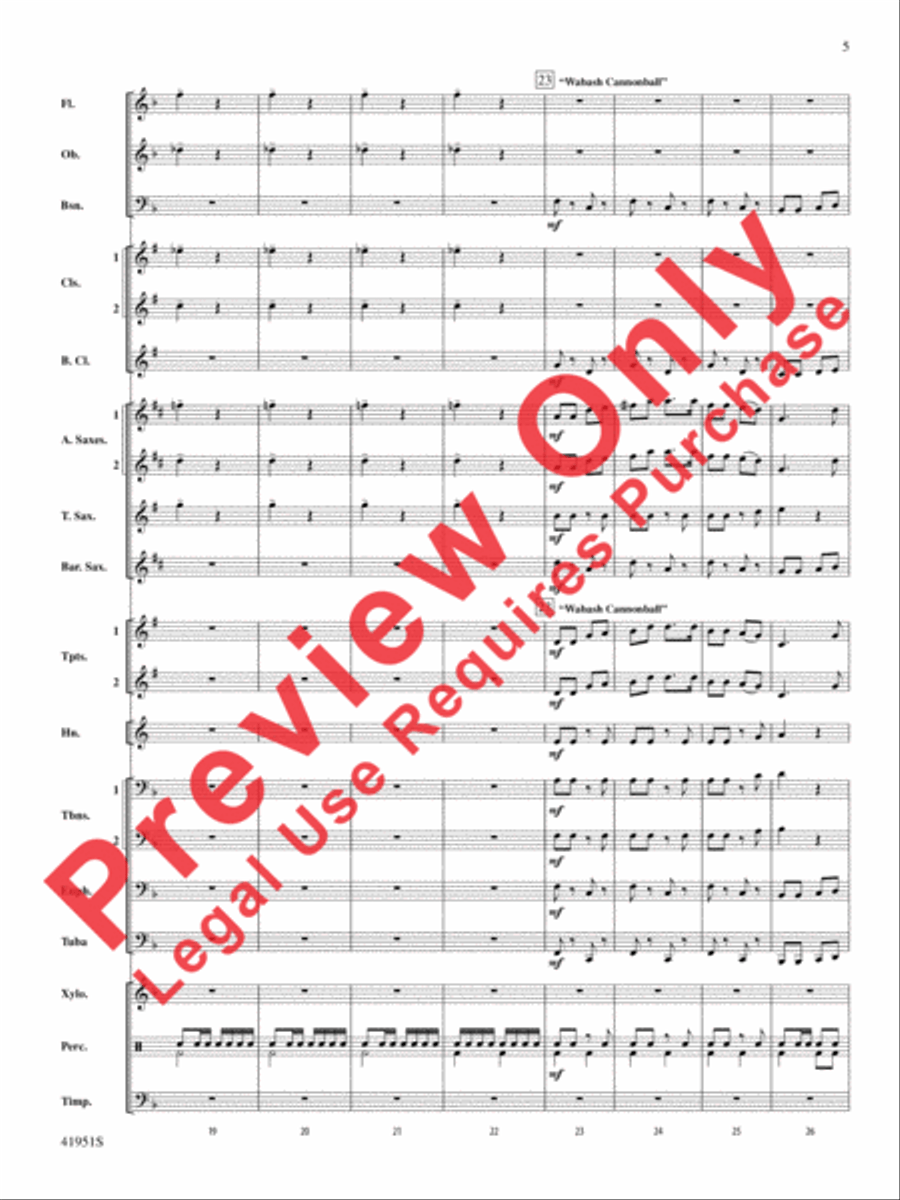 Hobo Train Concert Band scores gallery preview page 6