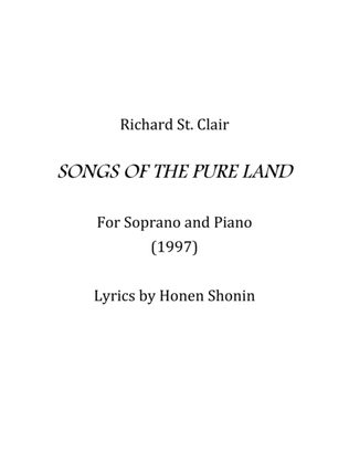 Songs of the Pure Land for Soprano and Piano
