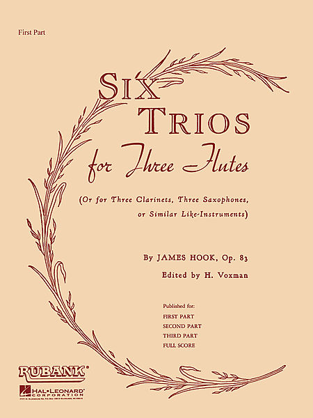Six Trios for Three Flutes, Op. 83
