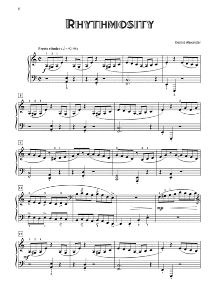 Five-Star Solos, Book 5 Piano Solo scores gallery preview page 3
