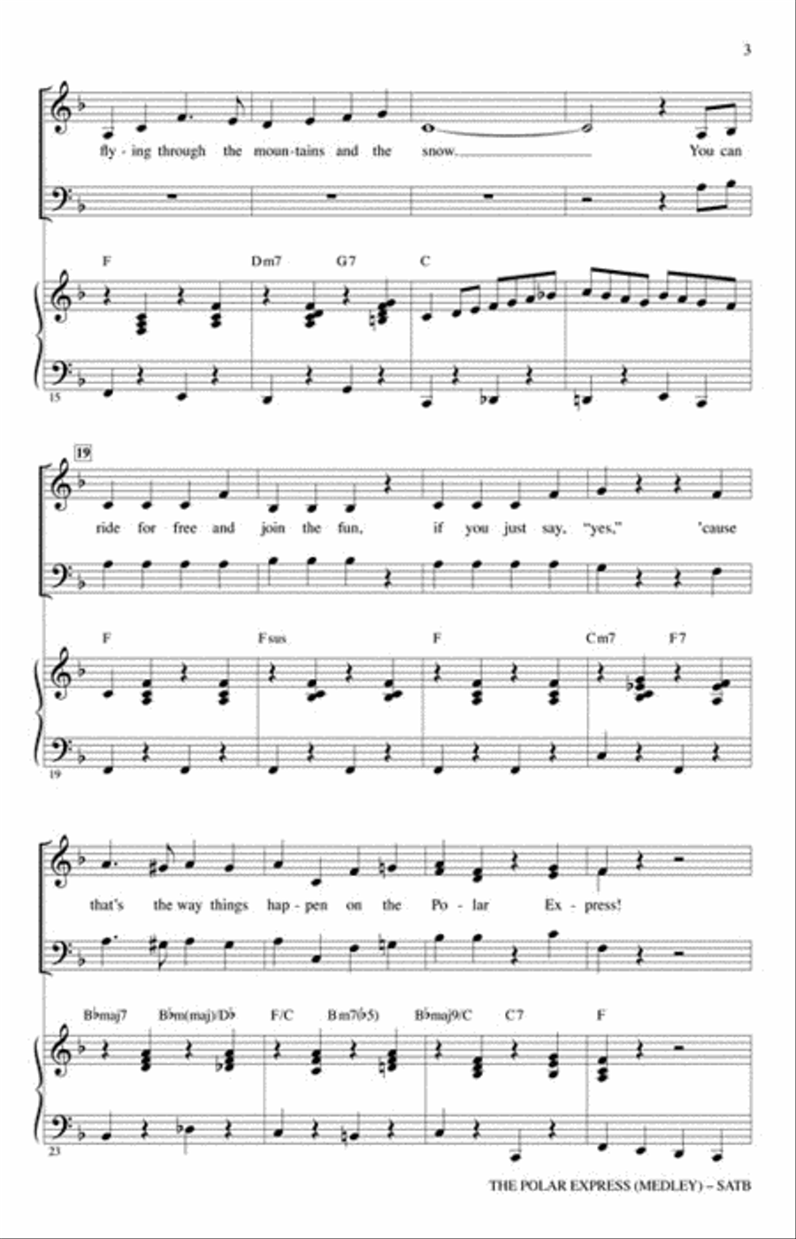 The Polar Express 4-Part scores gallery preview page 3