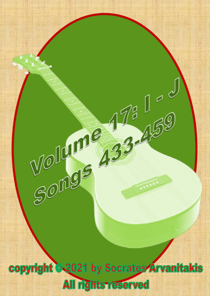 Folk Songs For Classical Guitar - Volume 17 (Songs 433-459) image number null