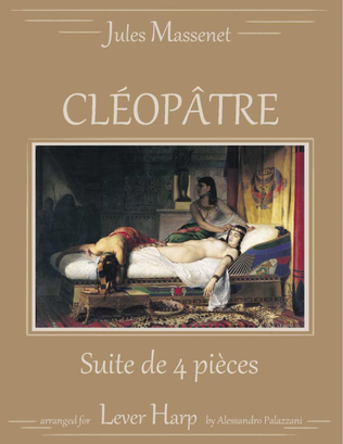 Book cover for Cleopatre: suite de 4 pieces - for Lever Harp