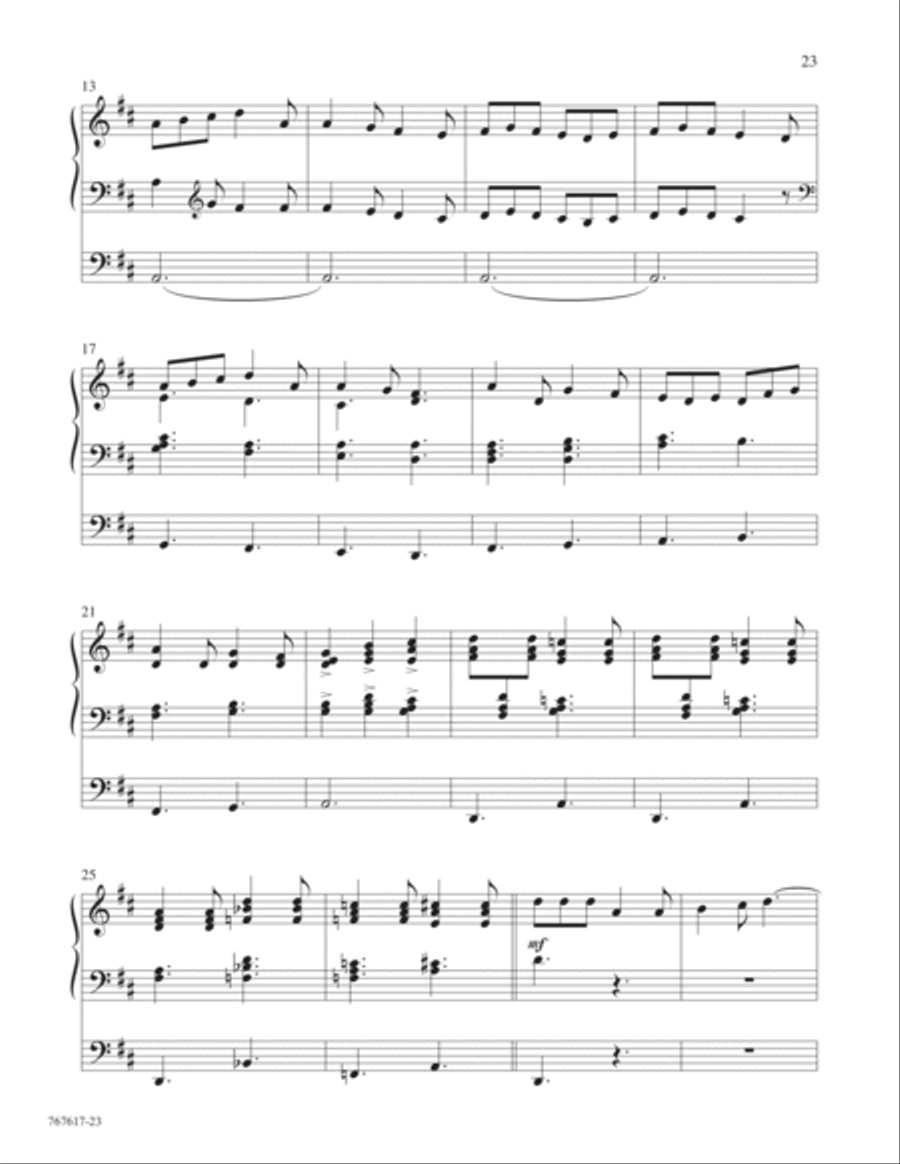 Tidings of Joy! Promises of Peace Organ Solo scores gallery preview page 12