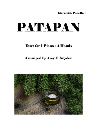 Book cover for Patapan, piano duet