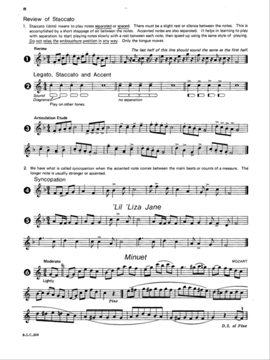 Student Instrumental Course Clarinet Student Clarinet scores gallery preview page 2