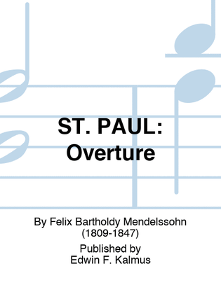 Book cover for ST. PAUL: Overture