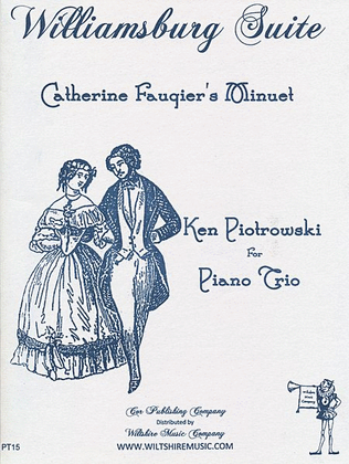 Catherine Fauqier's minuet from Willliamsburg Suite