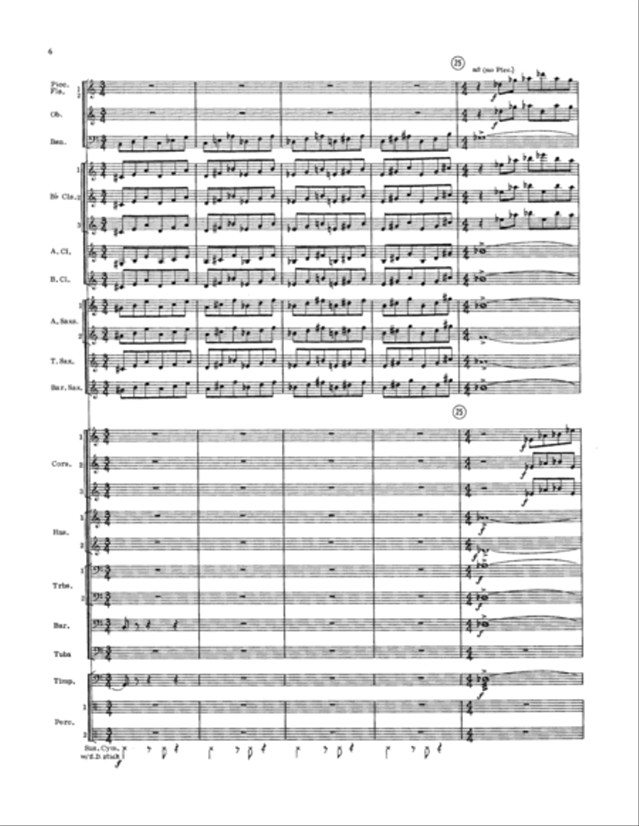 Blanchette Bridge - Full Score Concert Band scores gallery preview page 5