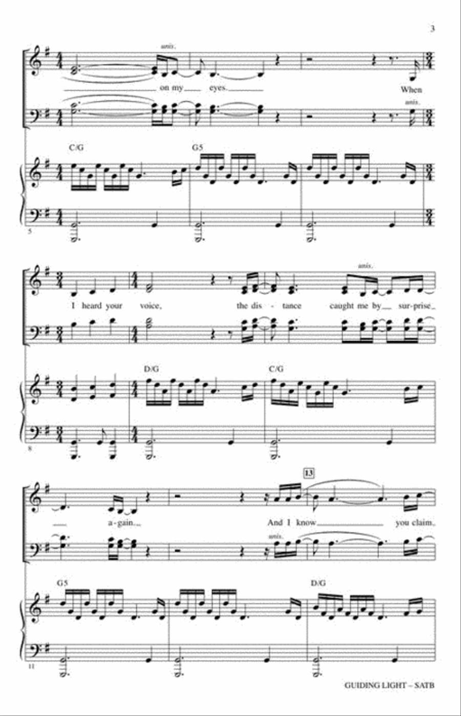 Guiding Light Guiding Light 4-Part scores gallery preview page 4