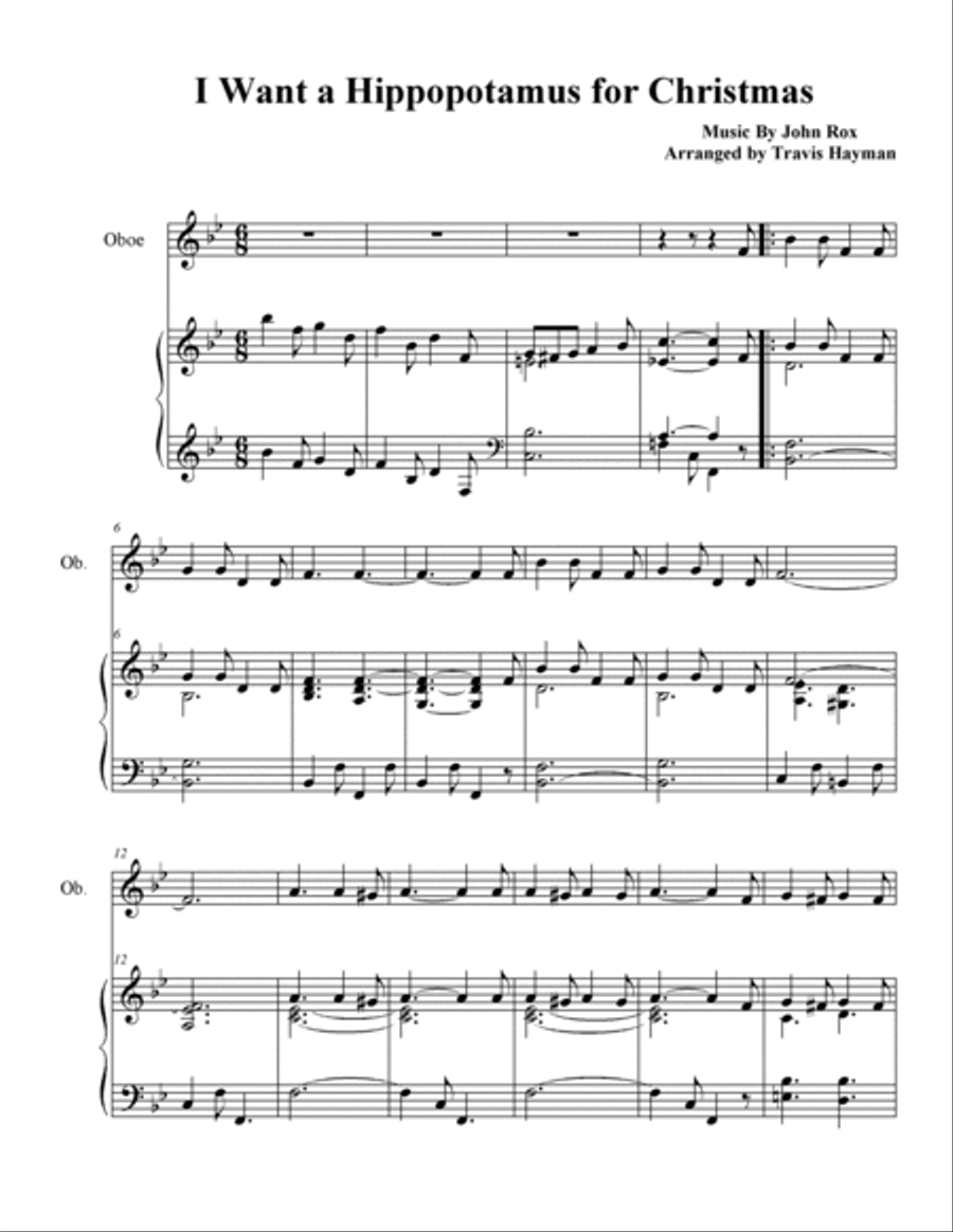 I Want A Cowboy For Christmas Piano Solo scores gallery preview page 3
