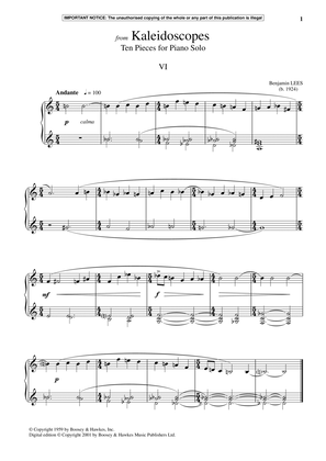 Kaleidoscopes, Ten Pieces For Piano Solo, VI.