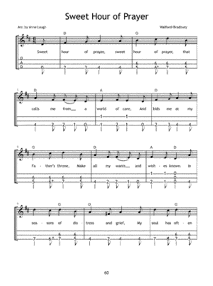 Old-Time Hymns & Gospel Favorites for Mountain Dulcimer Mountain Dulcimer scores gallery preview page 4