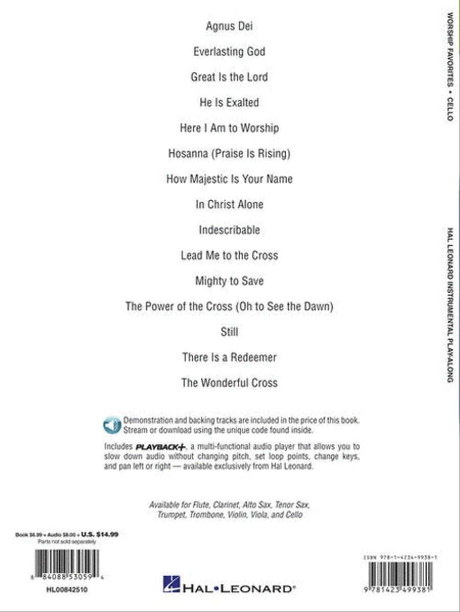 Worship Favorites Cello scores gallery preview page 7