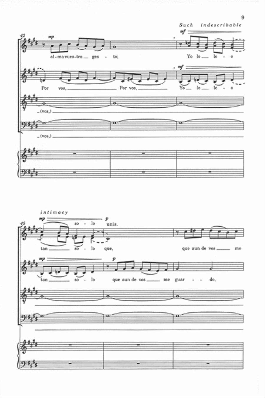 Amor de mi Alma - SATB divisi Divisi scores gallery preview page 8
