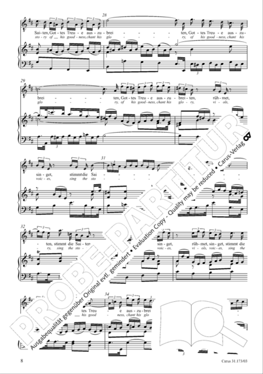 Exalted flesh and blood (Erhohtes Fleisch und Blut) 4-Part scores gallery preview page 9