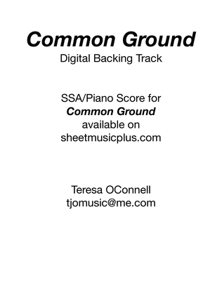 Common Ground (Digital Backing Track)