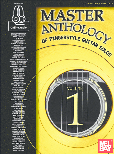 Master Anthology of Fingerstyle Guitar Solos, Volume 1 image number null