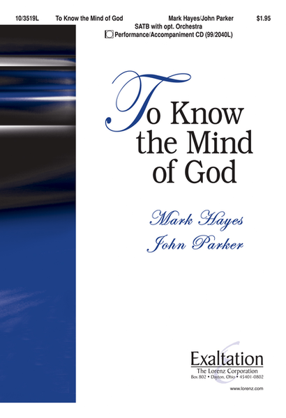 To Know the Mind of God image number null