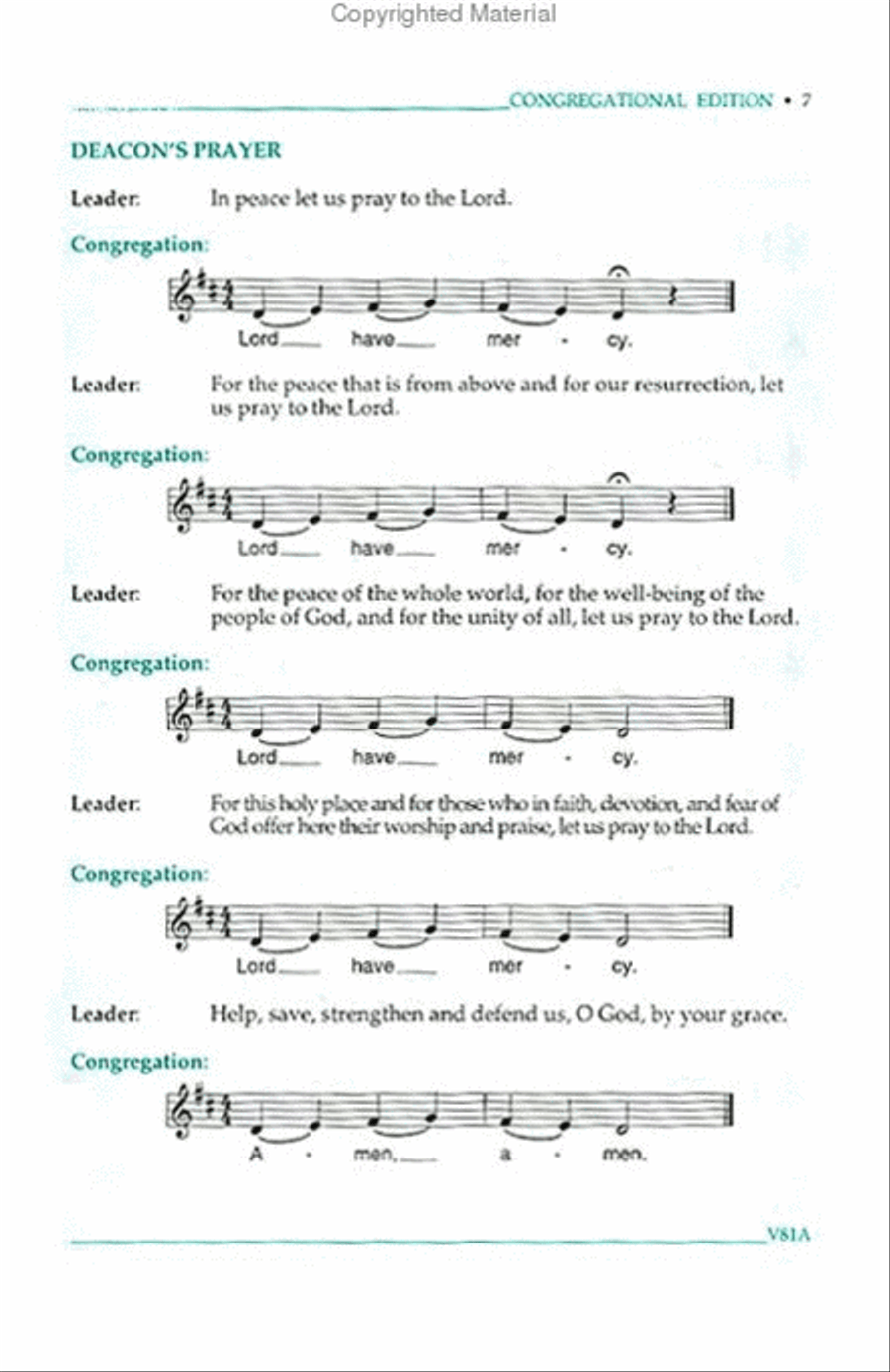 Chicago Folk Service New Edition - Congregational Choir scores gallery preview page 3