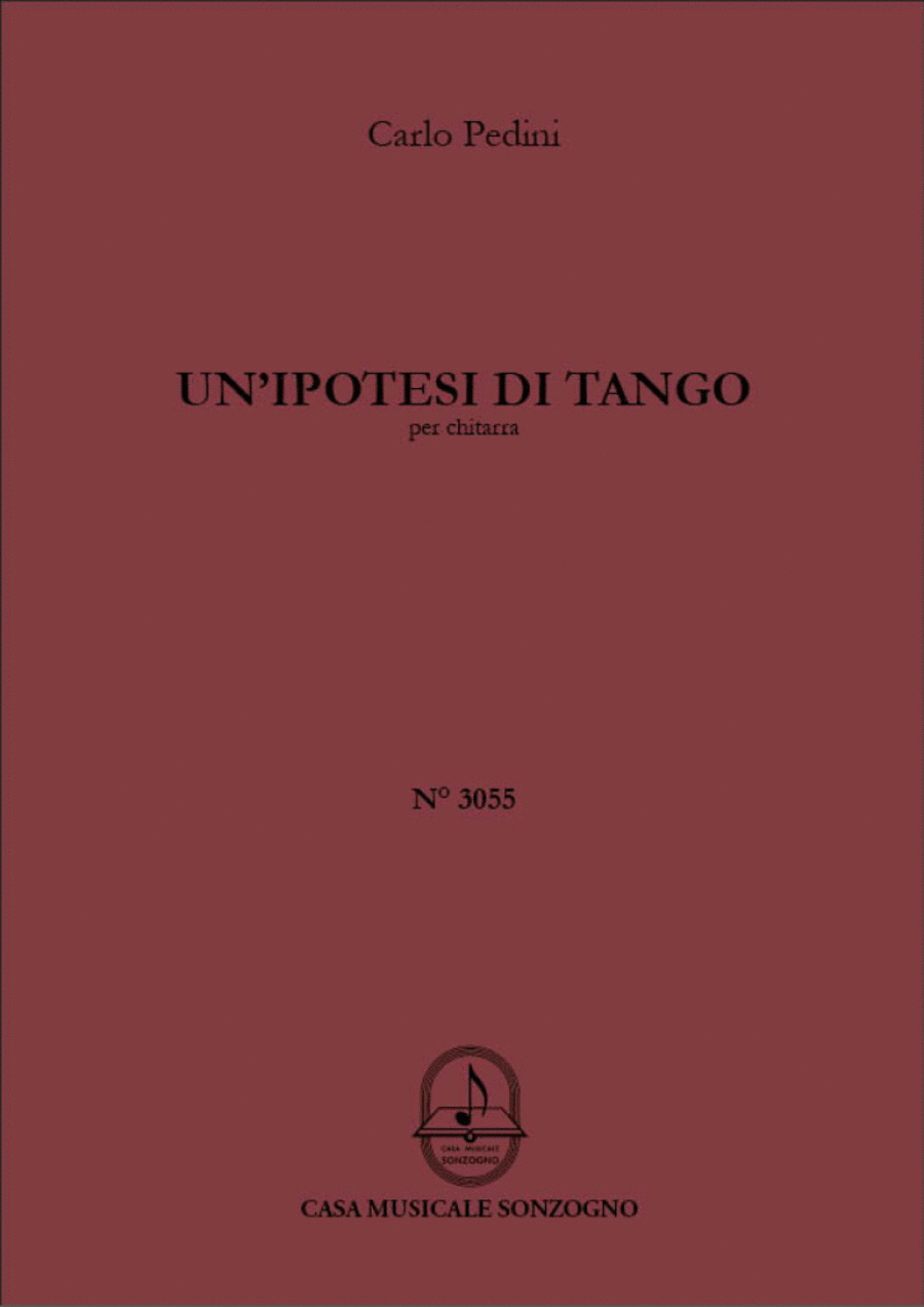 Un'ipotesi di tango Classical Guitar scores gallery preview page 1