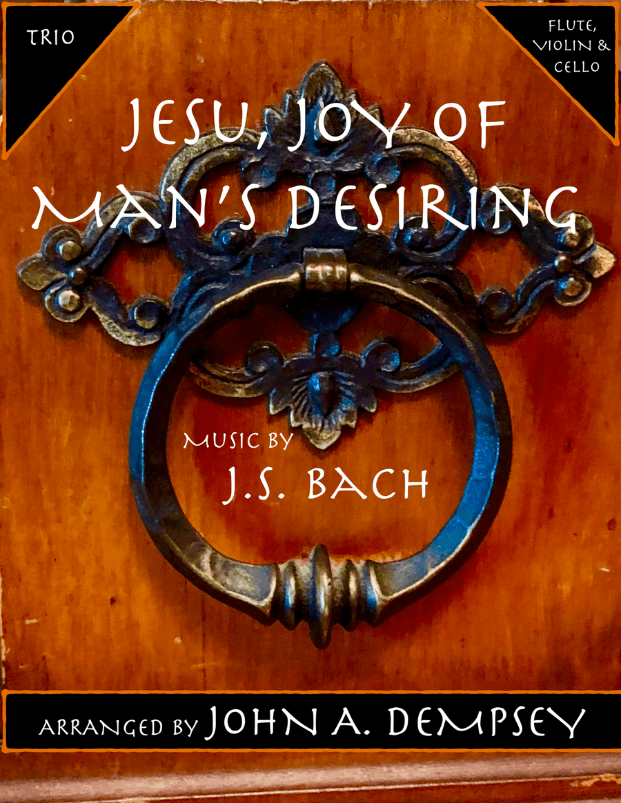 Jesu, Joy of Man's Desiring (Trio for Flute, Violin and Cello) Small Ensemble scores gallery preview page 1
