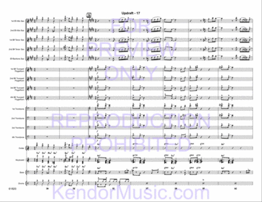 Updraft Updraft Jazz Ensemble scores gallery preview page 18