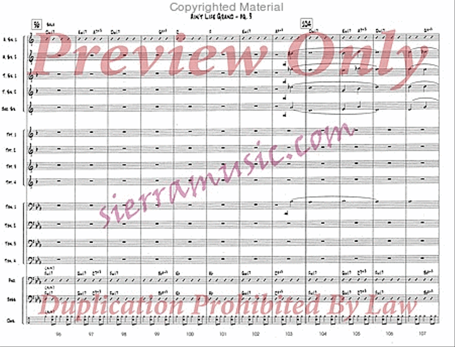 Ain't Life Grand Ain't Life Grand Big Band scores gallery preview page 10
