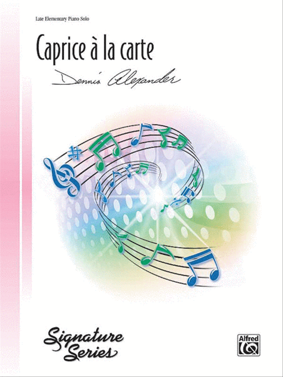 Caprice à la Carte Caprice à la Carte Easy Piano scores gallery preview page 1