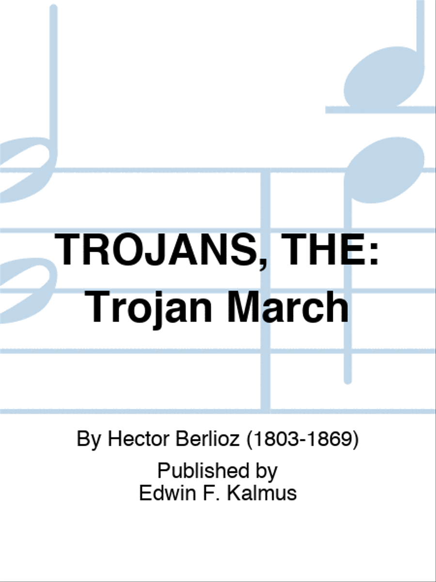 TROJANS, THE: Trojan March Score scores gallery preview page 1