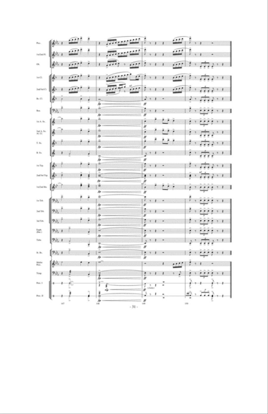 Where Eagles Soar Where Eagles Soar Concert Band scores gallery preview page 30
