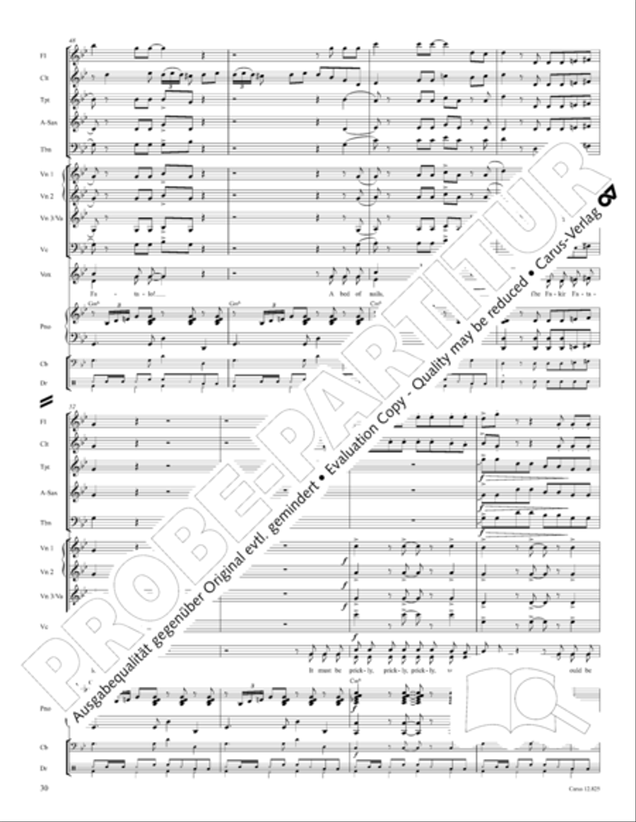 Circus Allegro Choir scores gallery preview page 31