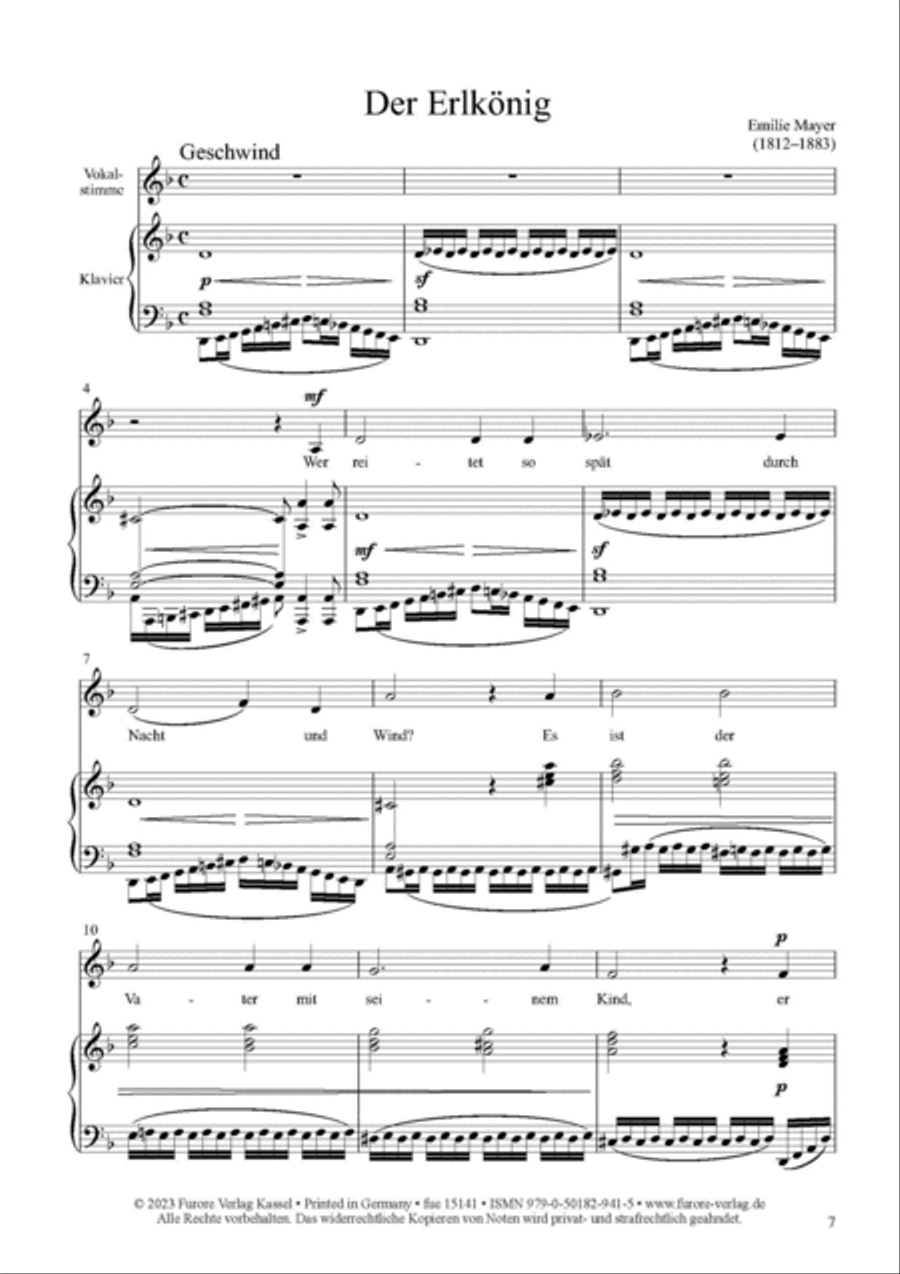 Erlkönig Voice Solo scores gallery preview page 2