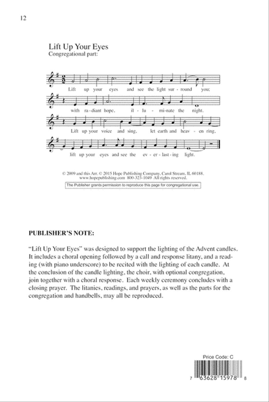 Lift Up Your Eyes Lift Up Your Eyes 2-Part scores gallery preview page 13