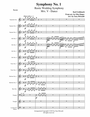 Mvt. V from Symphony No. 1 (Rustic Wedding Symphony)