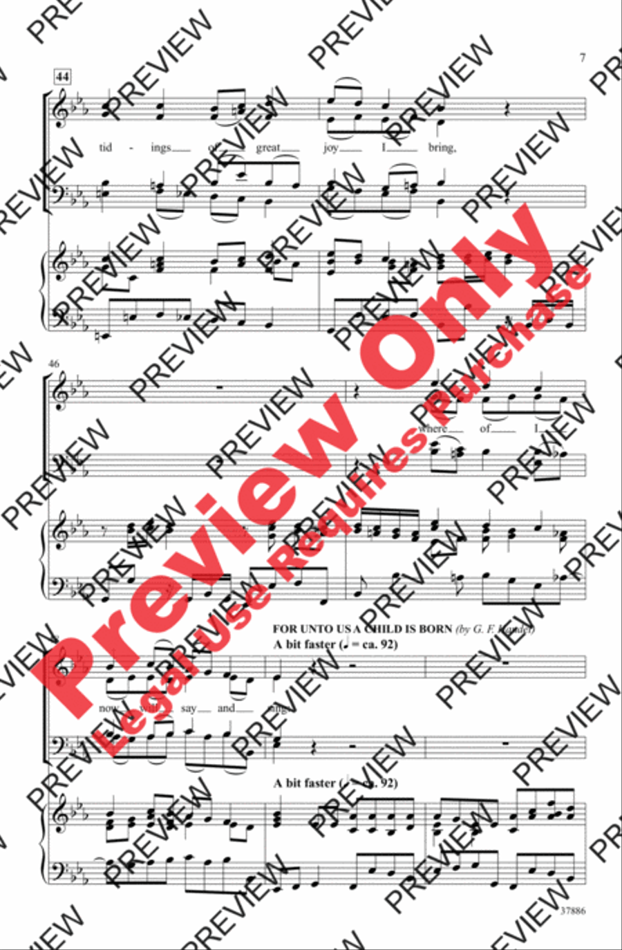 A Classic Christmas 4-Part scores gallery preview page 7