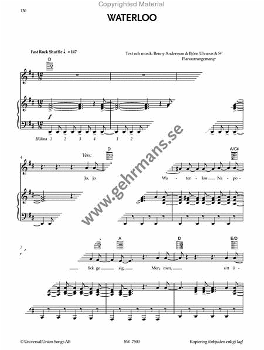 Mamma Mia! Mamma Mia! Voice scores gallery preview page 6