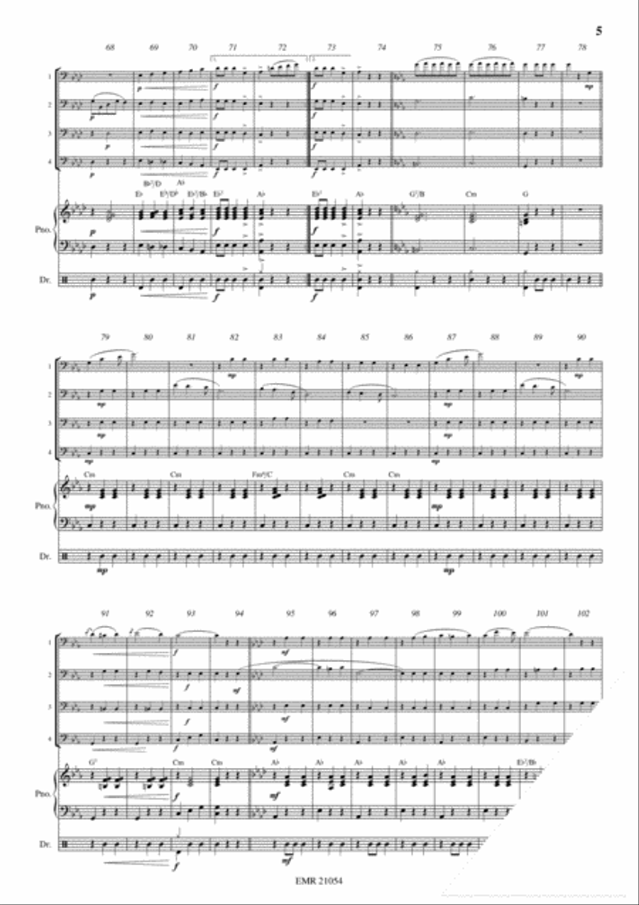 Donauwellen Bassoon Quartet scores gallery preview page 5