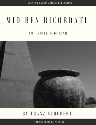 Mio ben ricordati (for Voice and Guitar)