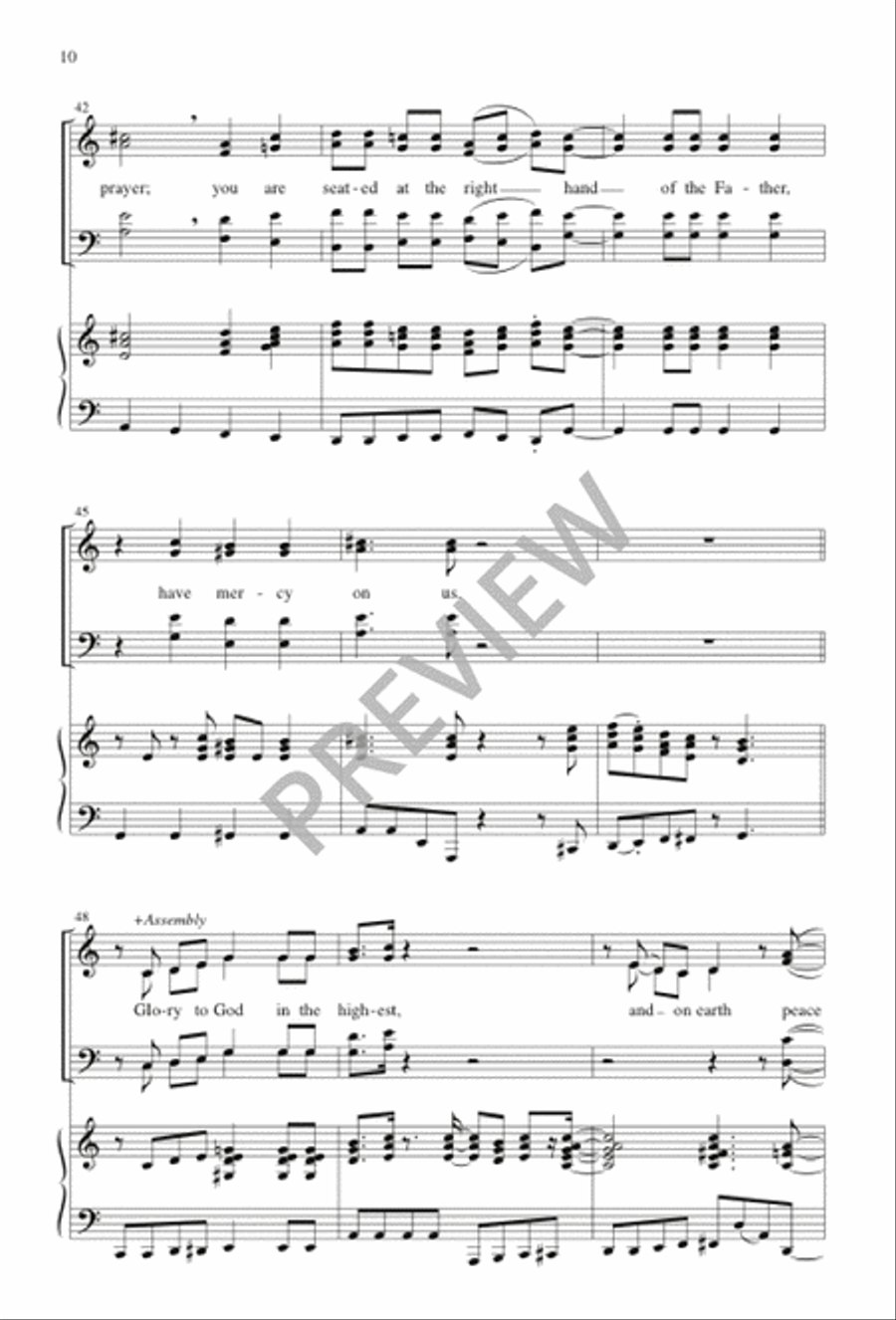 The Sound of My People - Choral / Accompaniment Edition 4-Part scores gallery preview page 11