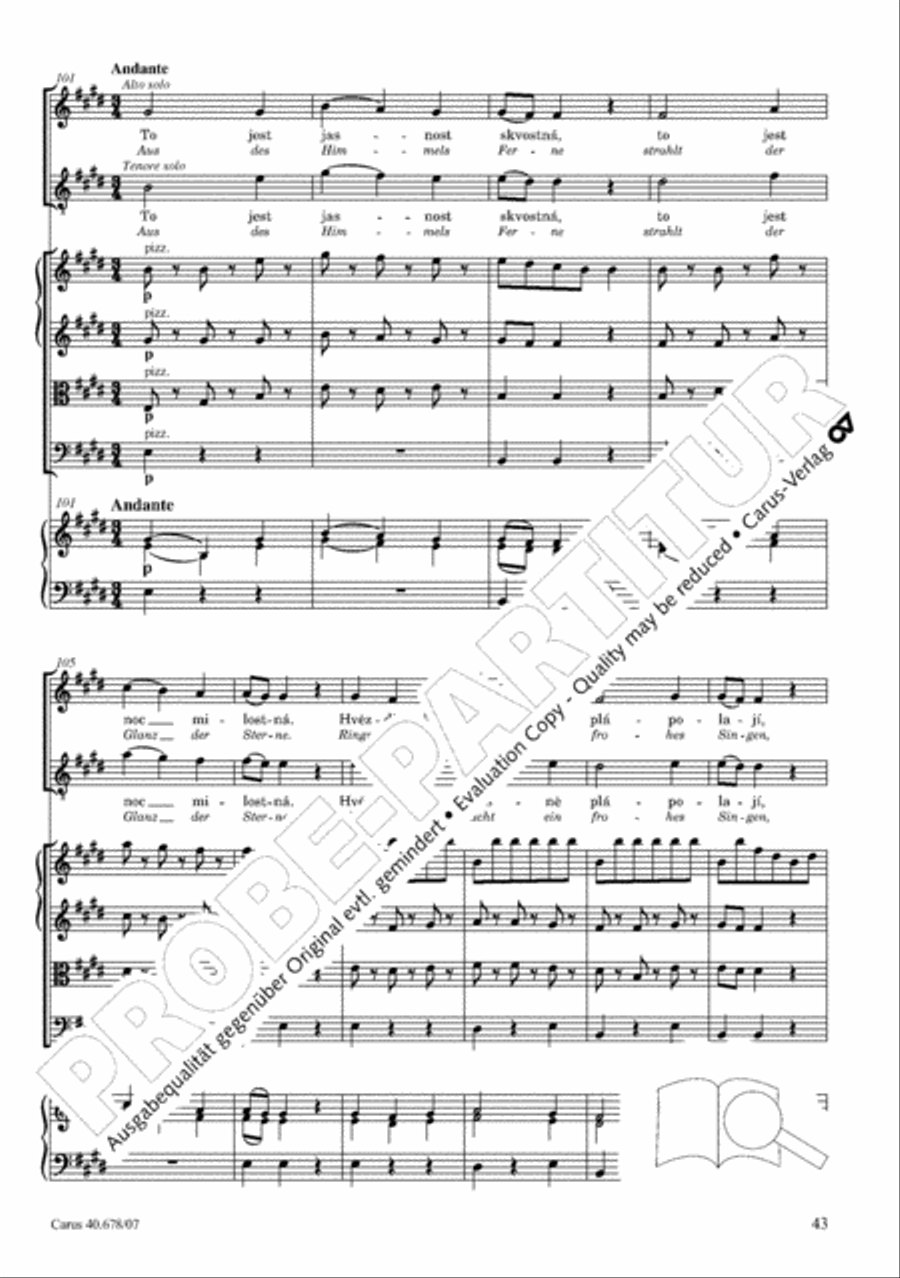 Missa pastoralis bohemica 4-Part scores gallery preview page 56