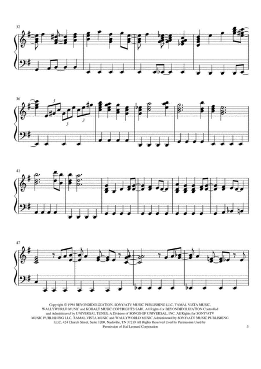 All I Want For Christmas Is You Easy Piano scores gallery preview page 3