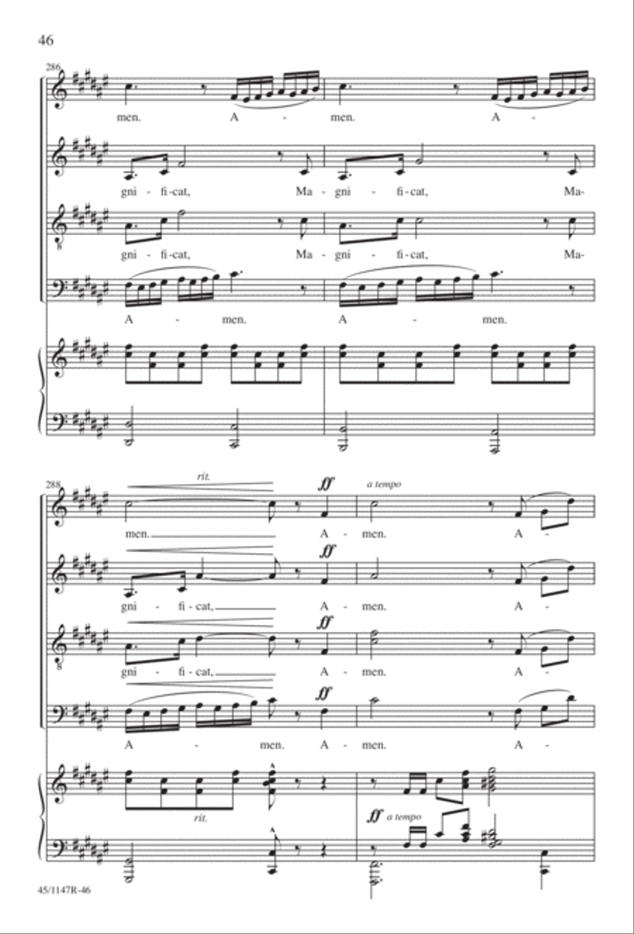 Magnificat Magnificat Divisi scores gallery preview page 47