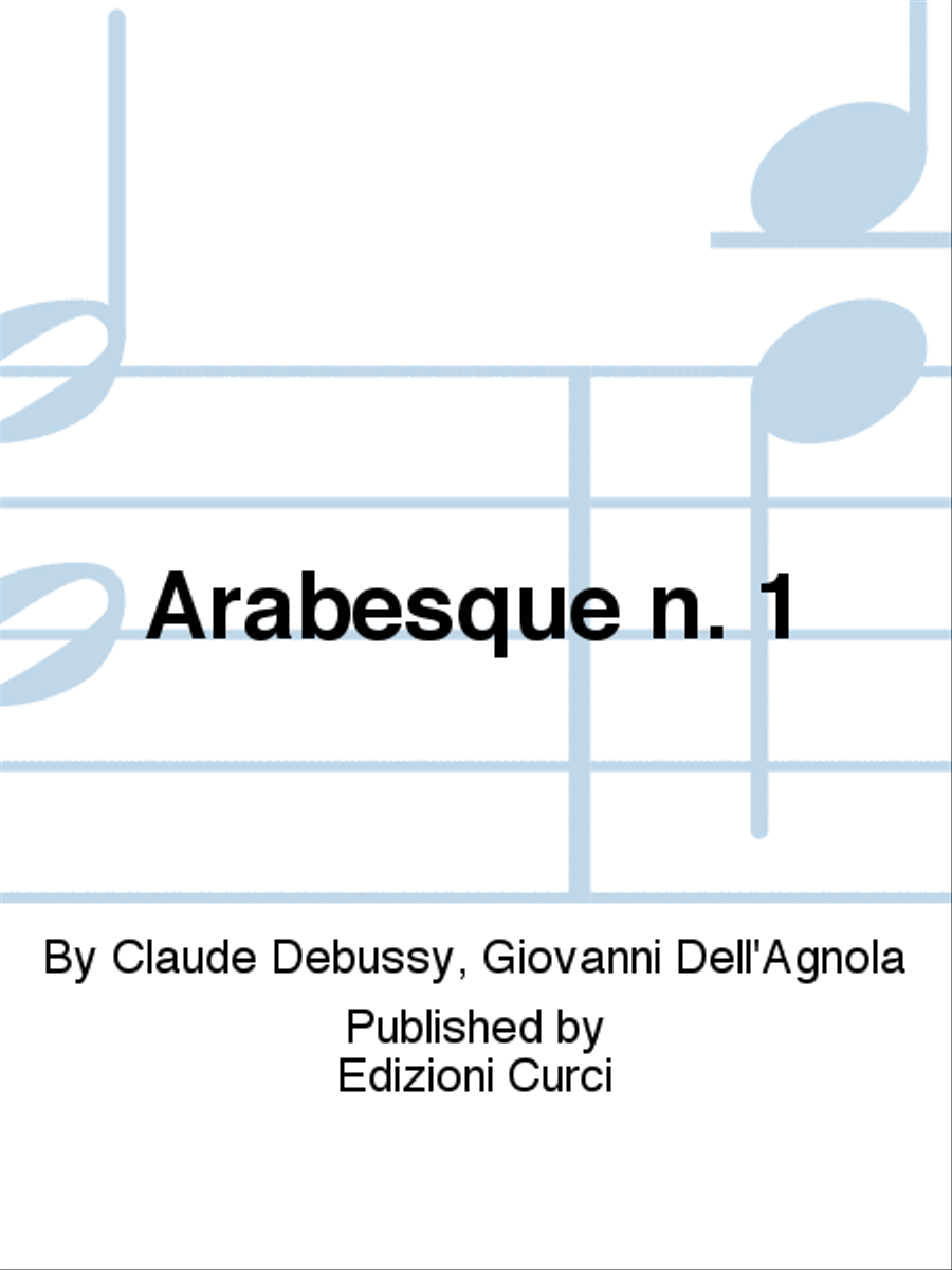 Arabesque n. 1 Piano Solo scores gallery preview page 1