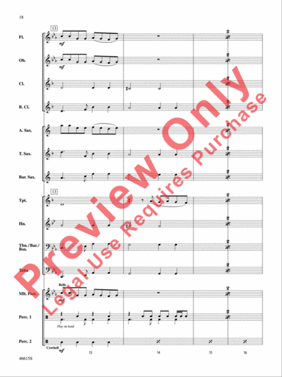 Short Cuts for Beginning Band -- Vol. 5 Concert Band scores gallery preview page 19