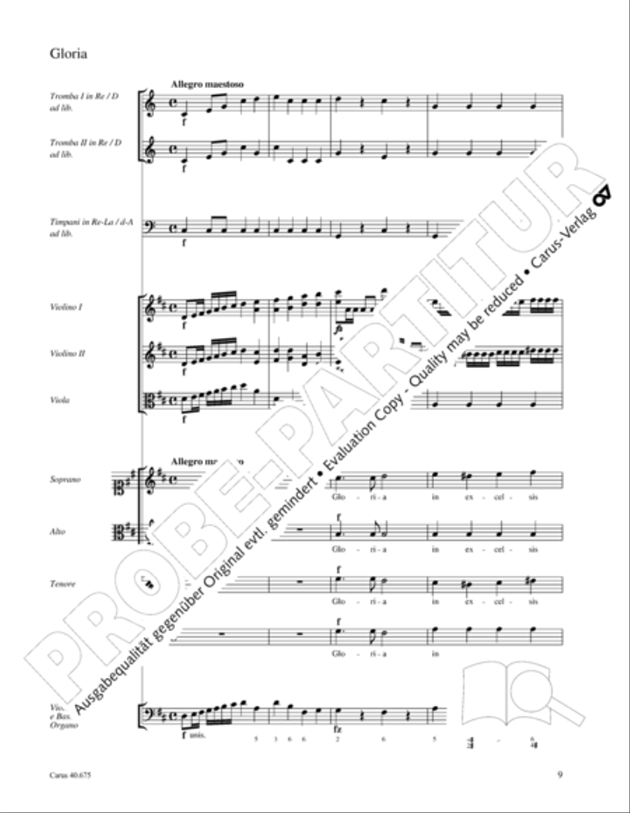 Mass in G Major STB scores gallery preview page 22