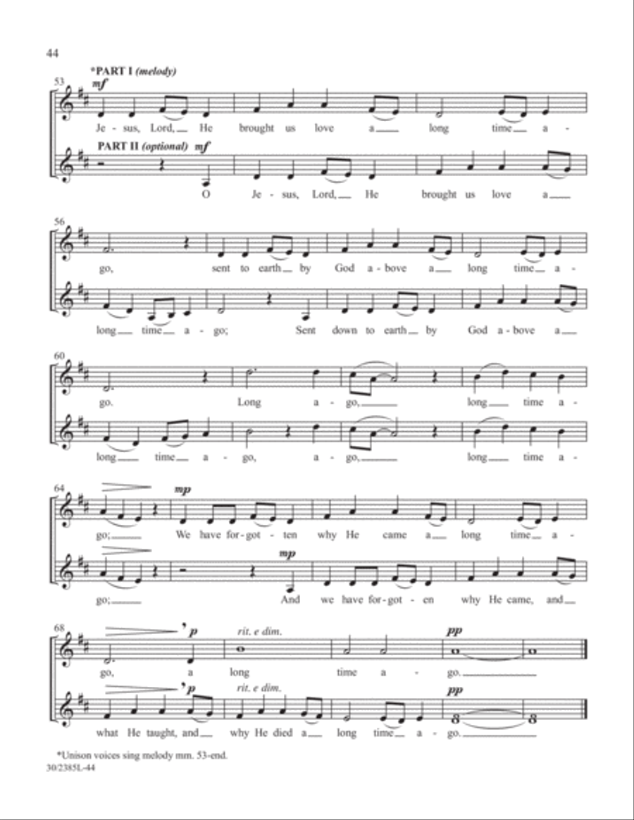 Simply Natalie Sleeth Unison Choir scores gallery preview page 45