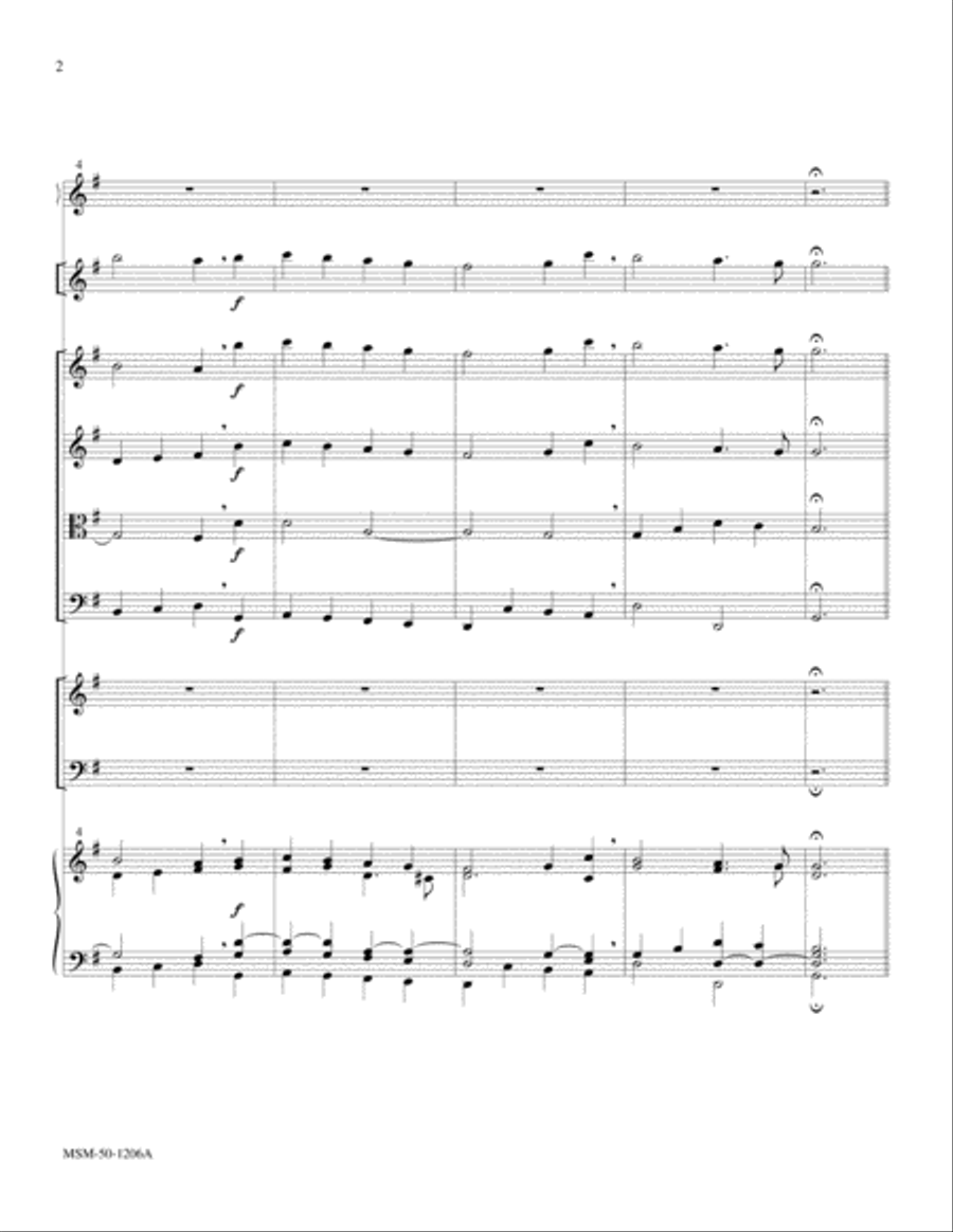 O Come, All Ye Faithful Choir scores gallery preview page 2